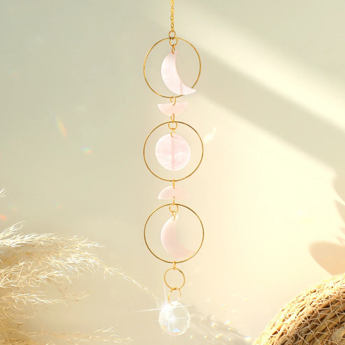 Moon Phase Crystal Sun Catcher