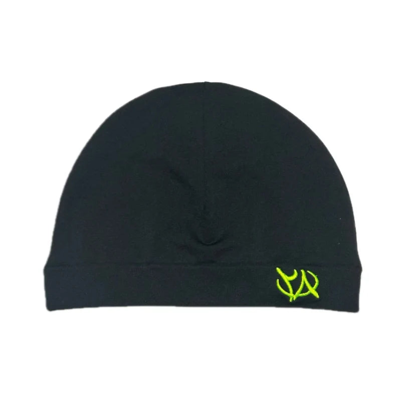 Trendy Embroidered Letter Beanie Skull Cap Thin Knit Hat Unisex Lightweight Soft Fashion Streetwear Y2K Hip Hop Punk Rock Cozy
