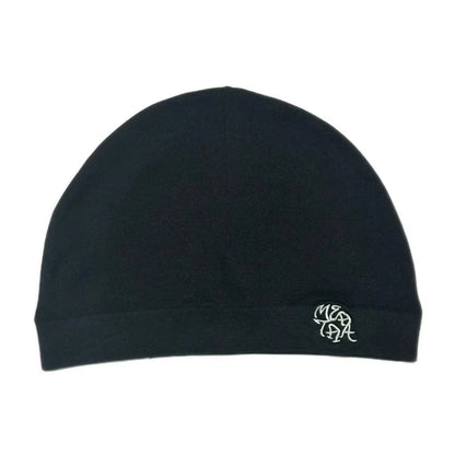 Minimalist Embroidered Letter Beanie Thin Knit Skull Cap Unisex Soft Lightweight Hat Streetwear Y2K Hip Hop Punk Rock Cozy