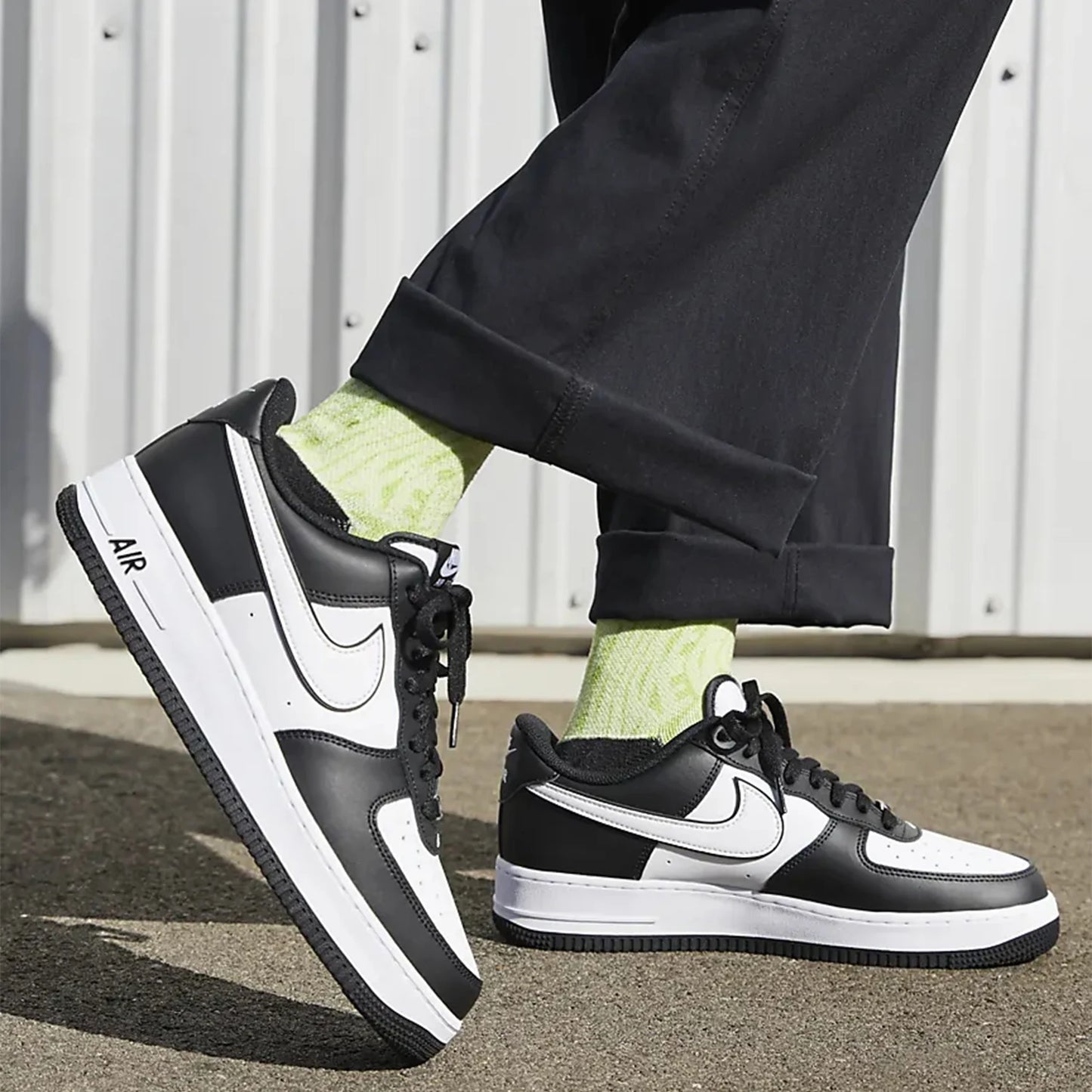 Nike official genuine AIR FORCE 1 '07 men's low cut retro board shoes DV0788-001