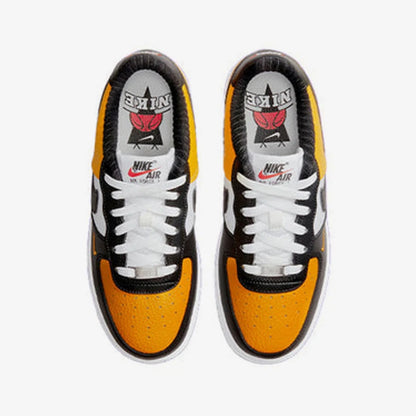 Nike genuine Air Force 1 children's low cut spliced wear-resistant board shoes DQ7779-700