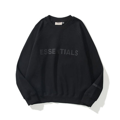 FEAROFGOD Double Line Essentials Fleece Hoodie Unisex Letter Print Sweatshirt