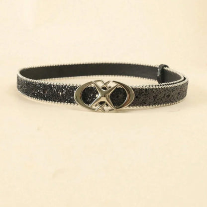 Designer Belts for Women High Quality Luxury Unisex Jeans Men Gift Belt Female Y2K Shinny Sequin Strap Dress Waistband Western