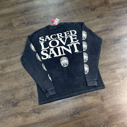 Yao Fashion Saint OF Michael 25SS High Quality Cotton Long Sleeve Tops Tee Streetwear Oversize Casual Y2k Loose T Shirt For Men