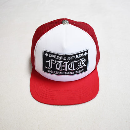 Hollywood Fashion Brand CHROME Chrome Silver Heart Cross Badge Wide Brim Sun Hat for Men and Women