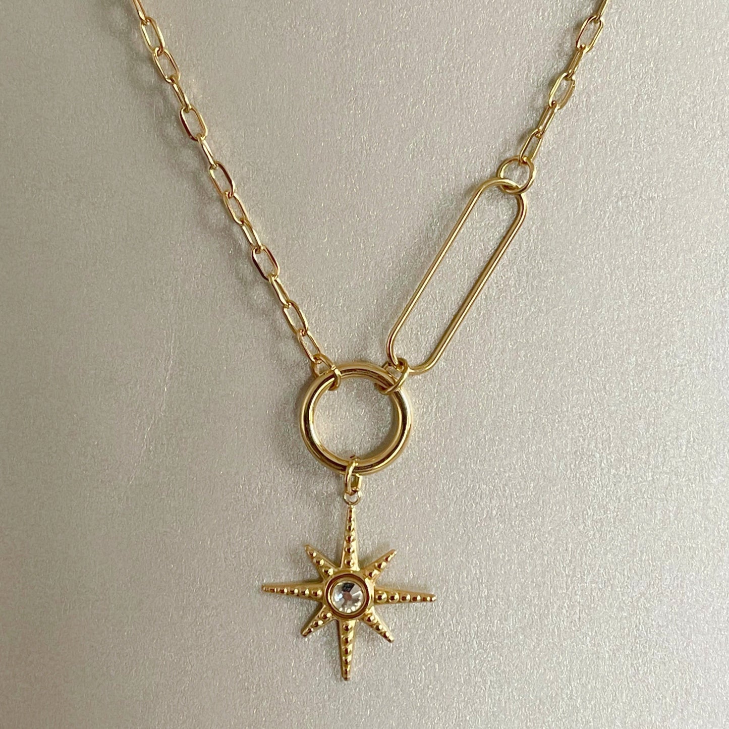 Sahara Luxe 18k Plated Double Layer Necklace