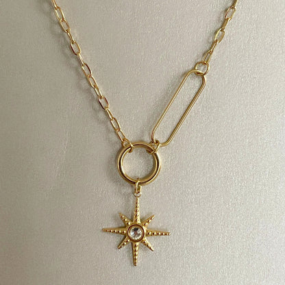 Sahara Luxe 18k Plated Double Layer Necklace