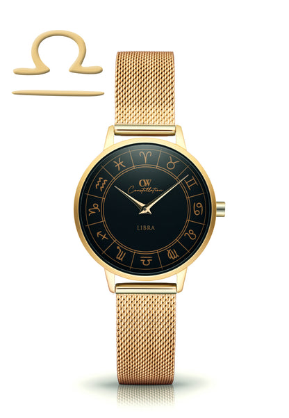 Gold Horoscope Astrology Watch - The Constellation Collection