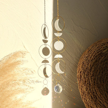 Moon Phase Crystal Sun Catcher
