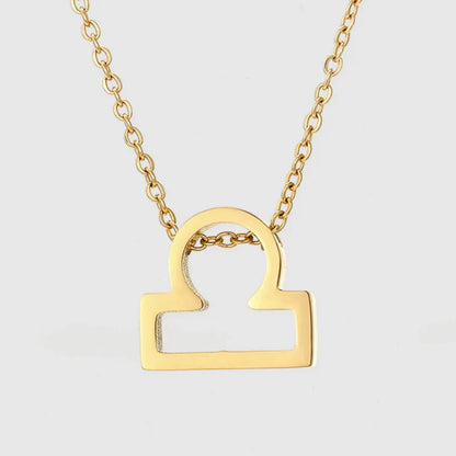 Zodiac Sign Splendour Necklace - Gold/Silver