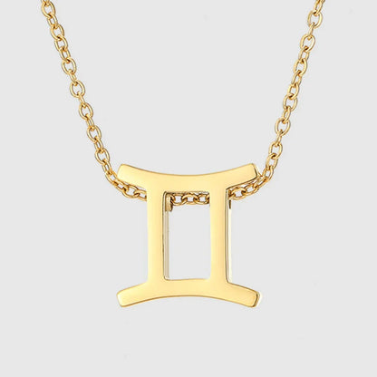Zodiac Sign Splendour Necklace - Gold/Silver