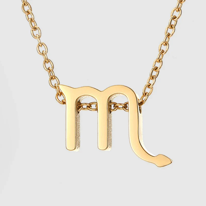 Zodiac Sign Splendour Necklace - Gold/Silver