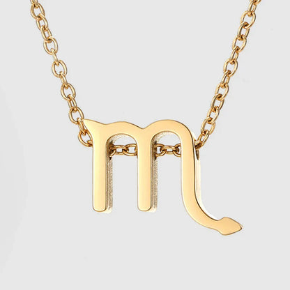 Zodiac Sign Splendour Necklace - Gold/Silver