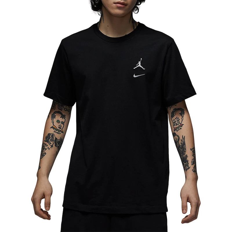 Nike genuine Jordan Men's Classic Casual Knit Loose Breathable T-Shirt IB8915-010