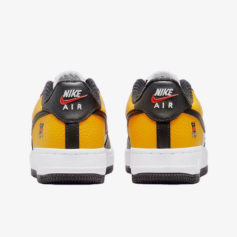 Nike genuine Air Force 1 children's low cut spliced wear-resistant board shoes DQ7779-700