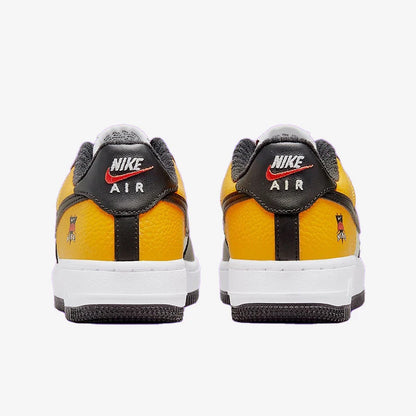 Nike genuine Air Force 1 children's low cut spliced wear-resistant board shoes DQ7779-700
