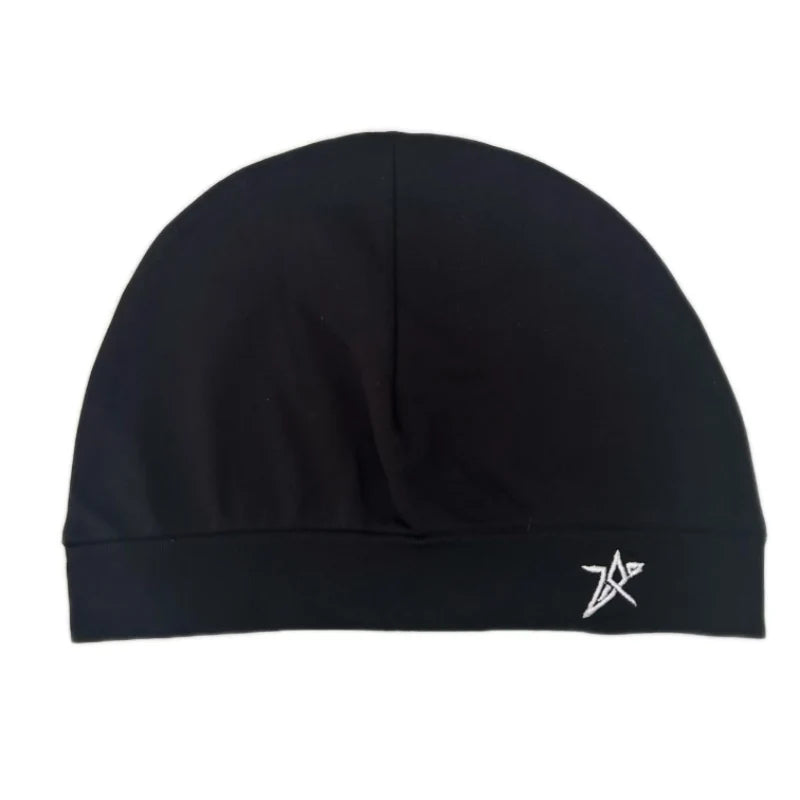 Star Embroidered Skull Cap Thin Beanie Soft Breathable Stretch Hat for Men Women Outdoor Sports Hiking Running Cycling AllSeason