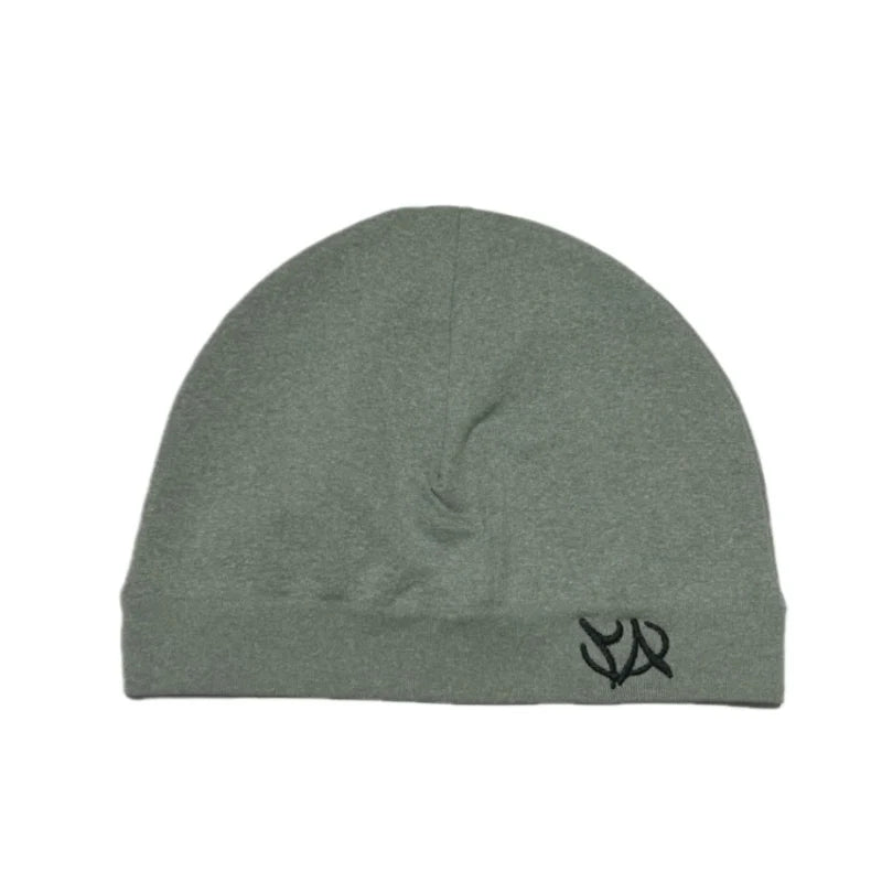 Trendy Embroidered Letter Beanie Skull Cap Thin Knit Hat Unisex Lightweight Soft Fashion Streetwear Y2K Hip Hop Punk Rock Cozy